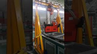 Yuantai Mobile Gantry Crane on Rails  cranesdqcom [upl. by Acimat]