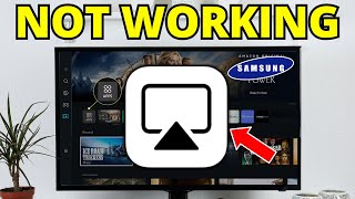 Samsung Smart TV Fix Apple Airplay Not Working [upl. by Nwahsyd]