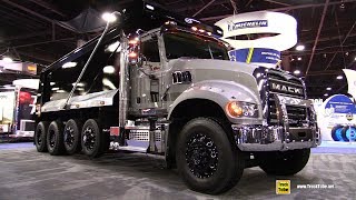 2018 Mack Granite 64B Daycab Dump Truck  Walkaround  2017 NACV Show Atlanta [upl. by Biancha]