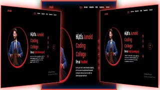 How To Build amp Portfolio Website Using HTML amp CSS  Step by Step Tutorial 2024 [upl. by Nereus]