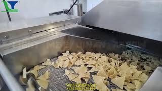 How to make Fried Chips Fryums Doritos Tortilla Corn Wavy Chips Lentil Chips by Extruder Machine [upl. by Falkner]