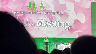 Alpha Kappa Alpha Sorority Public Meeting in Dallas  Part4 [upl. by Synned]