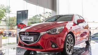 XeTinhtevn  Chi tiết về Mazda2 2015 nội thất sang bản hatchback đẹp hơn sedan [upl. by Ydne]