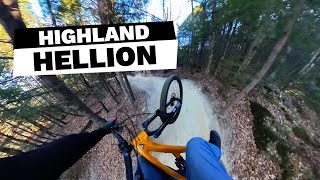 HELLION AT HIGHLAND BIKE PARK  4K POV [upl. by Henden]