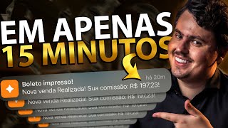 COMO FAZER A PRIMEIRA VENDA NA HOTMART EM 15 MINUTOS passo a passo [upl. by Bonis]