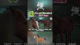 Horse  Horse Cartoon  Horse Song  Horse Story  Kids Songs and Nursery Rhymes  EduFam [upl. by Aitenev699]