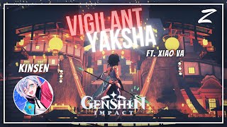 Xiao VA Sings Vigilant Yaksha ft kinsensyuuji Official Lyrics Video  Prod by MiXiao 米萧 [upl. by Dionysus]