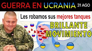 31 Ago Los ucranianos TENSAN LA CUERDA Los rusos HUYEN dejando atrás TANQUES INTACTOS [upl. by Ulu]