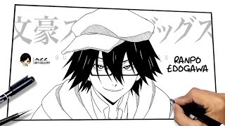 How to draw Ranpo Edogawa from Bungo Stray Dogs [upl. by Aicaca]