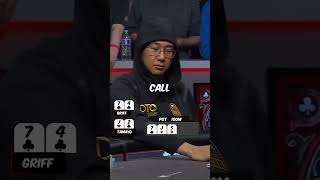 10 Million Dollar POKER BLUFF shorts poker [upl. by Jueta]