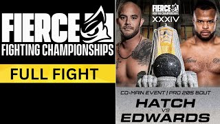 FULL FIGHT CHRISTIAN EDWARDS VS JAROME HATCH [upl. by Girand]