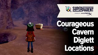 Courageous Cavern Diglett Locations  Pokemon Sword and Pokemon Shield Isle of Armor [upl. by Nodnahs]