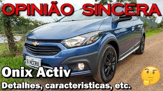 GM Onix Activ 2019  Detalhes características ficha técnica e mais [upl. by Byrd]