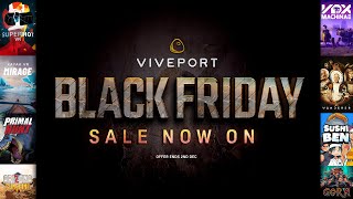 VIVEPORT Black Friday Sale 2024  50 OFF Top Game Bundles [upl. by Vivica]