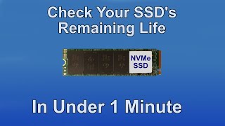 How to Check Your NVMe SSDs Health  Windows 11 [upl. by Ryhpez703]