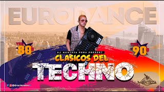 DJ Monteza  TECHNO EURODANCE 90s MIX Clásicos de oro [upl. by Priest]