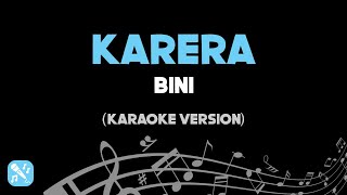 Karera  Bini Karaoke Version HD [upl. by Kimmy]