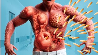 ASMR Treatment Animation 🚑 Removal cysts worm amp maggots from Infected Body  Trypophobia animation [upl. by Sykleb163]