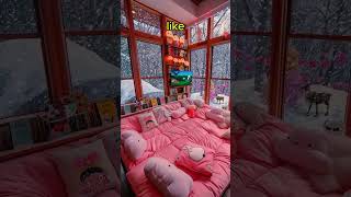 Which bedroom would you visit in a dream 🛌🌧️ aesthetic aurorarelaxing vibes asmr viral [upl. by Sverre]