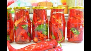 ОСТРЫЙ ПЕРЕЦ НА ЗИМУ простой легкий и вкусный рецепт [upl. by Mason]