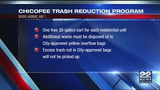 Chicopee’s new curbside trash program starts Monday [upl. by Julina]