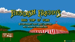 Fiendish Freddys Big Top o Fun gameplay PC Game 1989 [upl. by Weiser988]