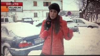 03022015 Nevada de Villablino en Antena 3 Noticias [upl. by Ekenna]