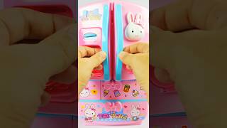 Satisfying refilling cute miniature refrigerator ASMR kitchentoy refrigerator pink [upl. by Ariajaj640]