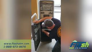 Bolting  Anchoring a Bank Machine ATM to The Floor [upl. by Efrem]