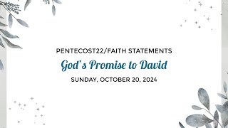 October 20 2024 Evangelical Lutheran Church Cokato MN 10 am for our 22nd Sunday after Pentecost [upl. by Dal]