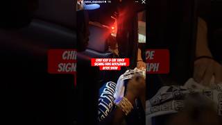 CHIEF KEEF signing fans autographs shorts chiefkeef tour [upl. by Inaliel]