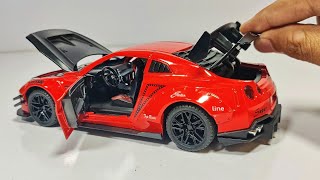 Nissan GTR Modified Diecast 124 Scale Model Unboxing and Crazy Review [upl. by Calloway]