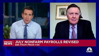 Fmr Atlanta Fed President on August jobs report Labor market slowing but not falling off a cliff [upl. by Anirtik]