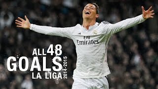 GOALS  Watch all 48 of Cristiano Ronaldos 201415 La Liga goals [upl. by Lynn]