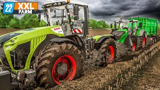 LS22 SCHLAMMDesaster Abschleppen mit dem CLAAS XERION  XXL Farm 67  FARMING SIMULATOR 22 [upl. by Magnien]