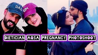 Famous Youtuber Dietitian Aqsa Welcoming Her First Baby👶Pregnancy Reveal Photoshoot With Husband [upl. by Joachima]