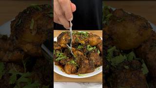 Chicken Pepper Fry ASMR Cooking  shorts asmr recipe indianasmrworld chicken cooking [upl. by Repsaj]