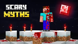 Testing Minecraft Scary Myths That is Actual Real [upl. by Mukul]