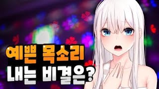 예쁜 여자목소리 내는법 궁금하신가요 [upl. by Darreg202]