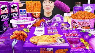 ASMR MUKBANG 편의점 핵불닭 미니 떡볶이 amp 핫도그 amp 치즈 피자 FIRE Noodle amp HOT DOG amp CHEESE PIZZA EATING SOUND [upl. by Essilec]