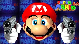 Shotgun Mario 64  Full Game Walkthrough [upl. by Constantia]