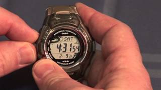 Indepth Review of Casio MTG900 GShock Waveceptor Tough Solar Watch [upl. by Ahsenal752]