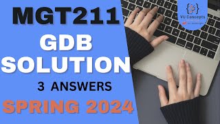 MGT 211 GDB SOLUTION 2024  SPRING 2024 [upl. by Nedarb]