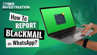 How To Report Blackmail On WhatsApp [upl. by Mia]