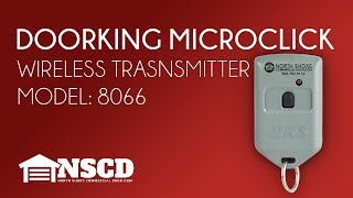 DoorKing 8066080 MicroCLIK 1CH Micro Transmitter 318 MHz [upl. by Oicnecserc]