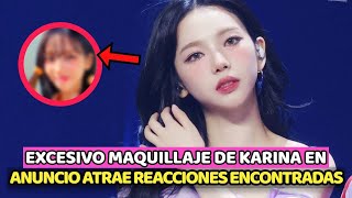 ESTILO DE KARINA EN ANUNCIO ATRAE REACCIONES ENCONTRADAS POR SU EXCESIVO MAQUILLAJE [upl. by Esoj]