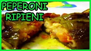 Peperoni ripieni al forno morbidi e vegetariani  LE RICETTE DI ZIO ROBERTO [upl. by Aniuqaoj]