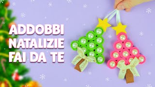 Come creare Addobbi Natalizie  Addobbi per albero di Natale fai da te  DIY Christmas crafts ideas [upl. by Kobylak]