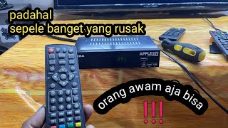 Cara perbaiki set top box matrix apple tidak bisa di remot pakai tombol bisa [upl. by Timrek958]