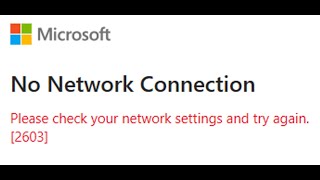 Fix OneDrive SignIn Error No Network Connection Error Code 2603 On Windows 1110 PC [upl. by Akirea]